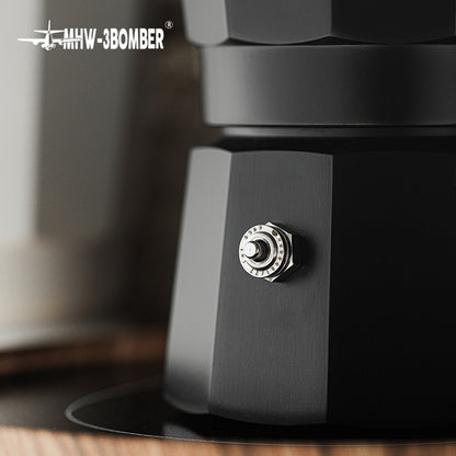 MHW-3BOMBER Double Valve Moka Pot Espressokocher 100 ml