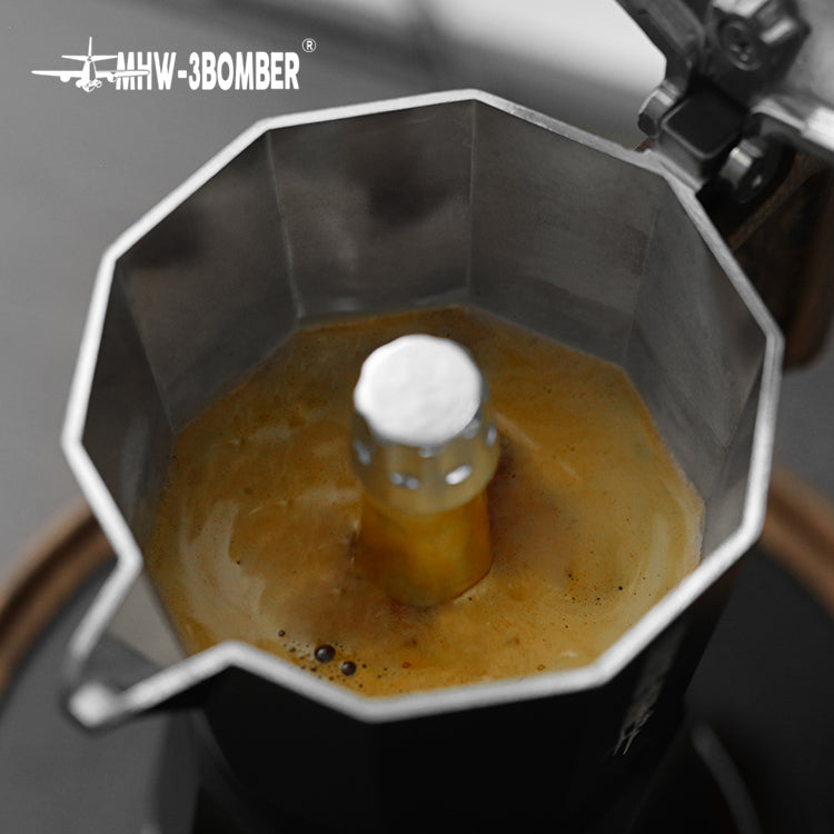 MHW-3BOMBER Double Valve Moka Pot Espressokocher 100 ml
