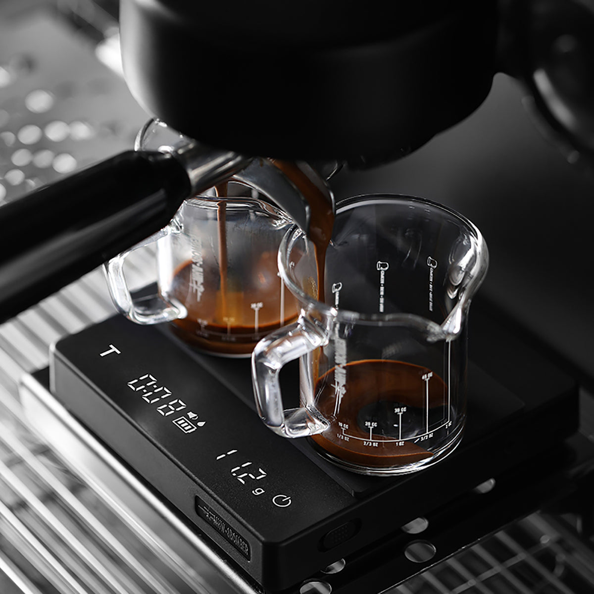 MHW-3BOMBER Cube Coffee Scale 2.0 Mini Digitale Waage mit USB-C Black