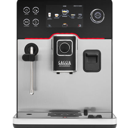 Gaggia Accademia Kaffeevollautomat Edelstahl, Frontansicht