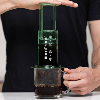 AeroPress Clear Kaffeebereiter Clear Green