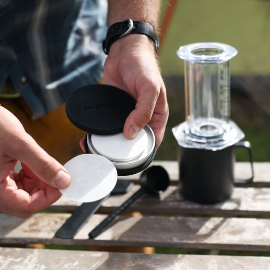 AeroPress Travel Filter Holder Black, Filterhalter für unterwegs