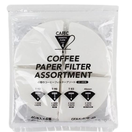 CAFEC A4P Filterpapier Probierset
