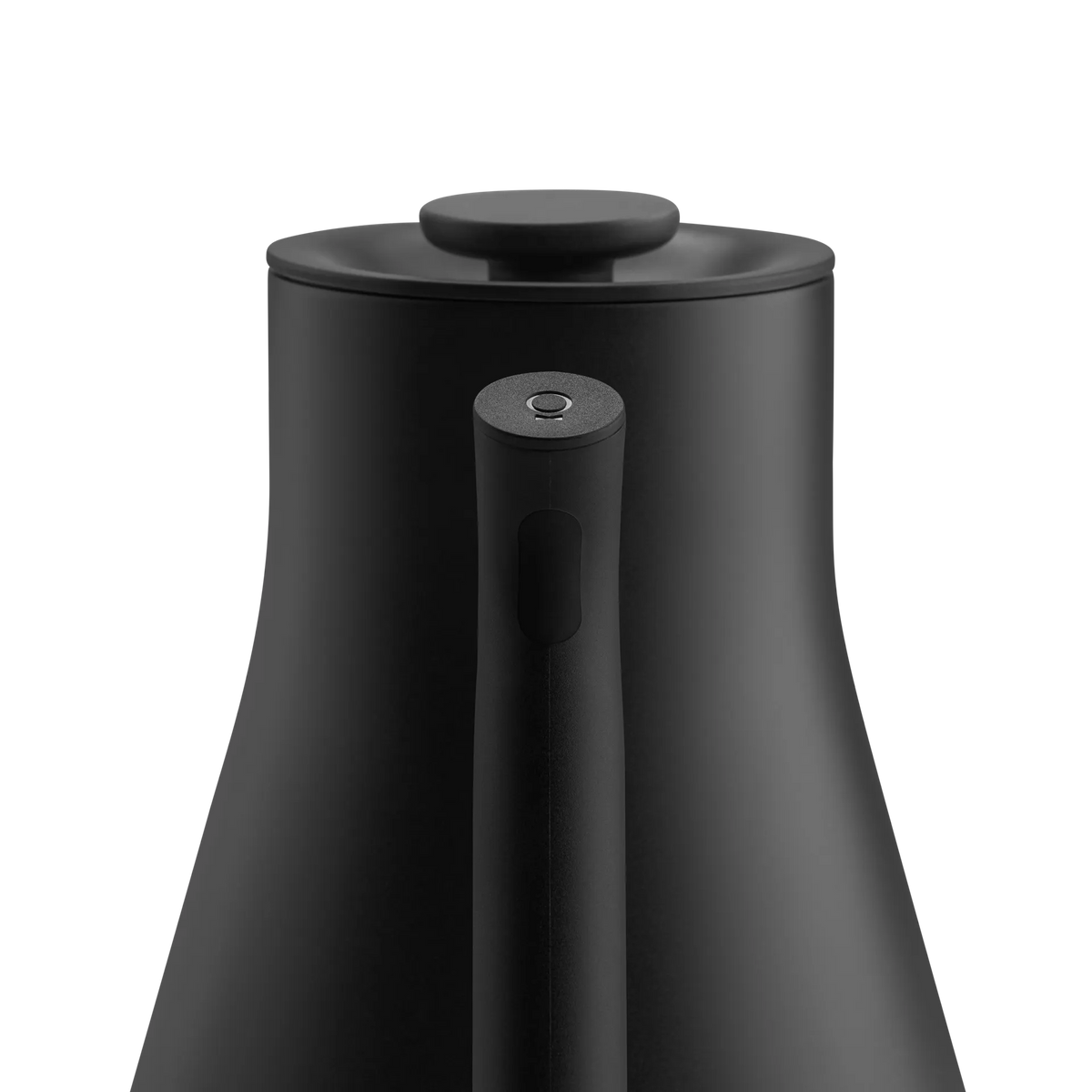 Fellow Corvo EKG Pro Wasserkocher in Matt Black mit Bedienelement am Griff