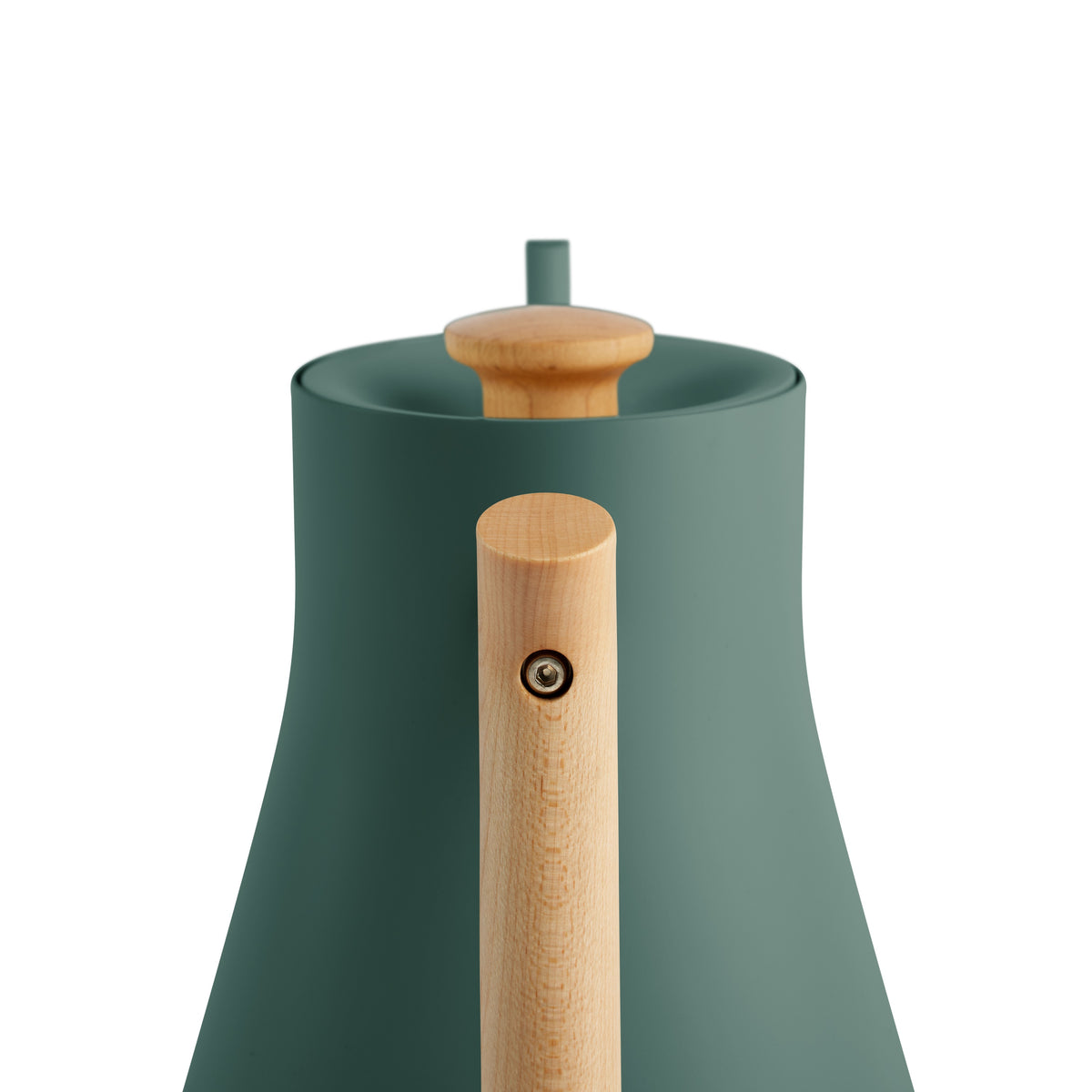 Fellow Stagg EKG Wasserkocher elektrisch, Smoke Green + Maple 0,9 l