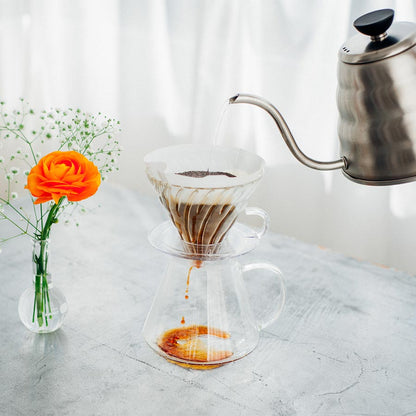 Hario V60 Kaffee-Set Glass Brewing Kit - 4-tlg.