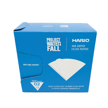 Hario x Project Waterfall V60 Filterpapier 02 – 100 Stück
