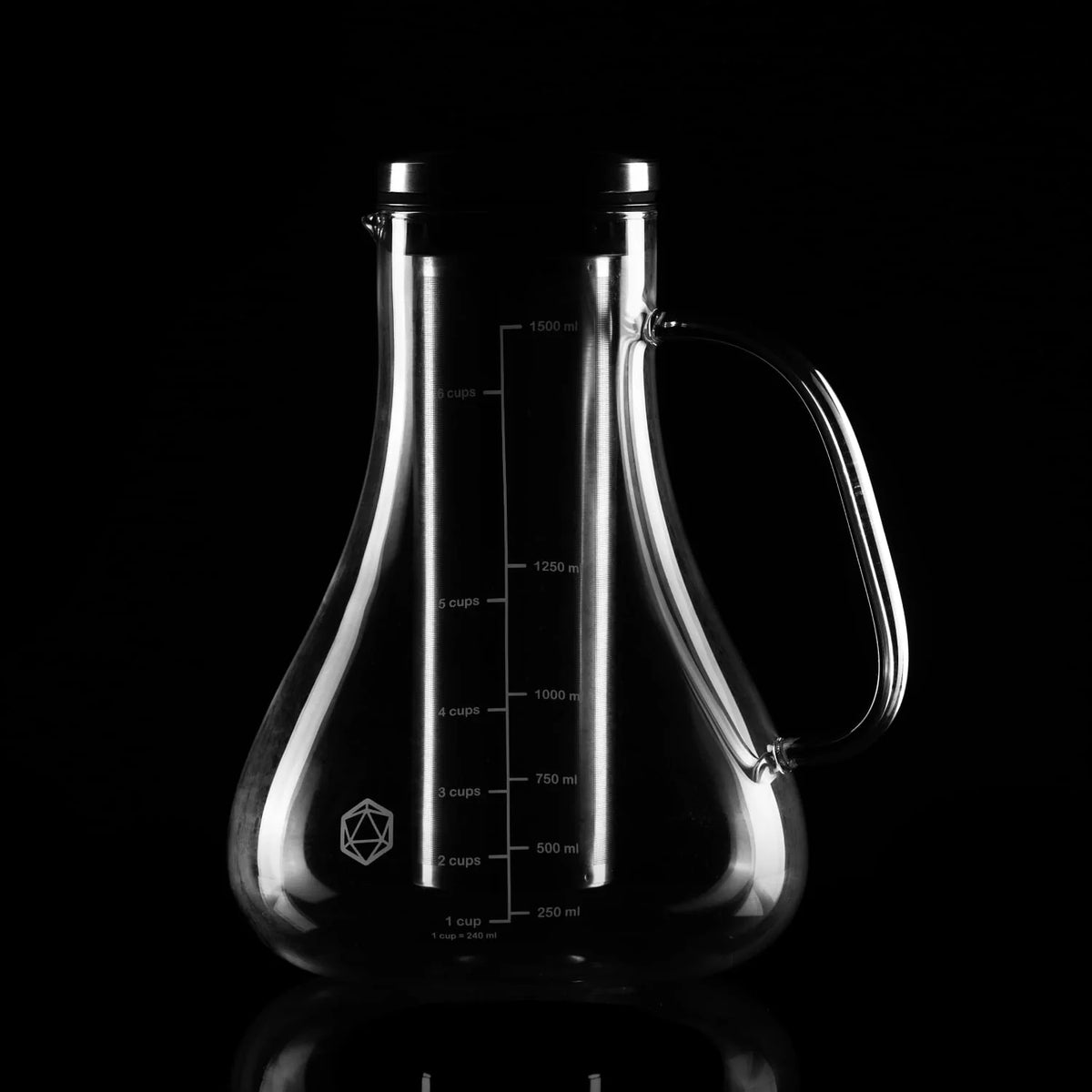 Icosa Arctic Cold Brew Coffee System 1,56 L aus Borosilikatglas