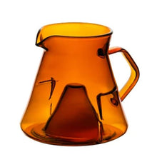 Icosa Cyclone Carafe Small 330 ml Amber – Aroma Carafe for Filter Coffee