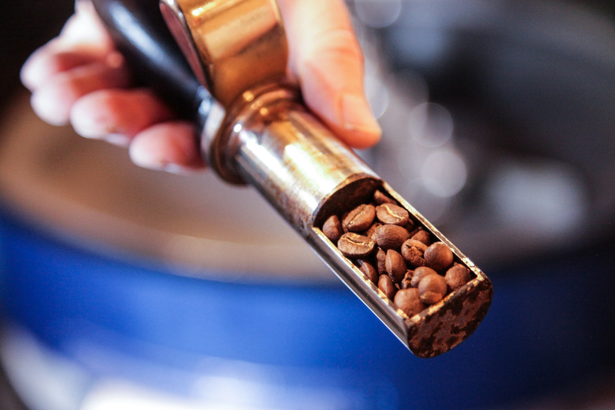 Kaffeebohnen rösten
