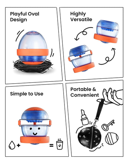 MHW-3BOMBER Eggonaut Dripper mit Darstellung des kompakten Designs und verschiedener Konfigurationen