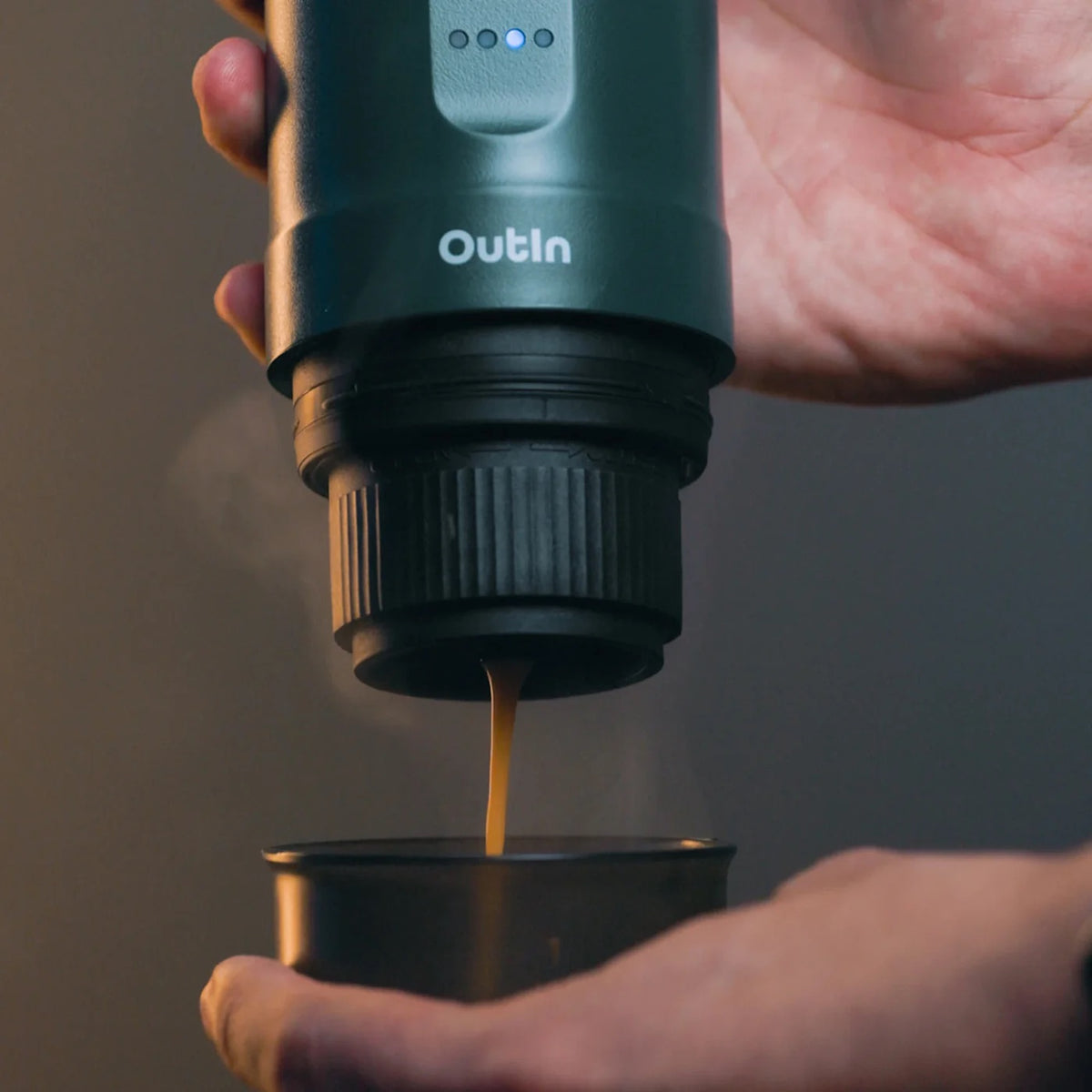 OutIn Nano portable electric espresso machine for on the go