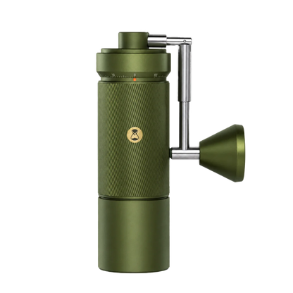 Timemore Chestnut S5 Pro Handkaffeemühle in Grün mit klappbarer Kurbel