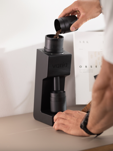 Varia VS4 Electric Coffee Grinder + Varia AKU Digital Scale – Barista Set for Espresso & Filter