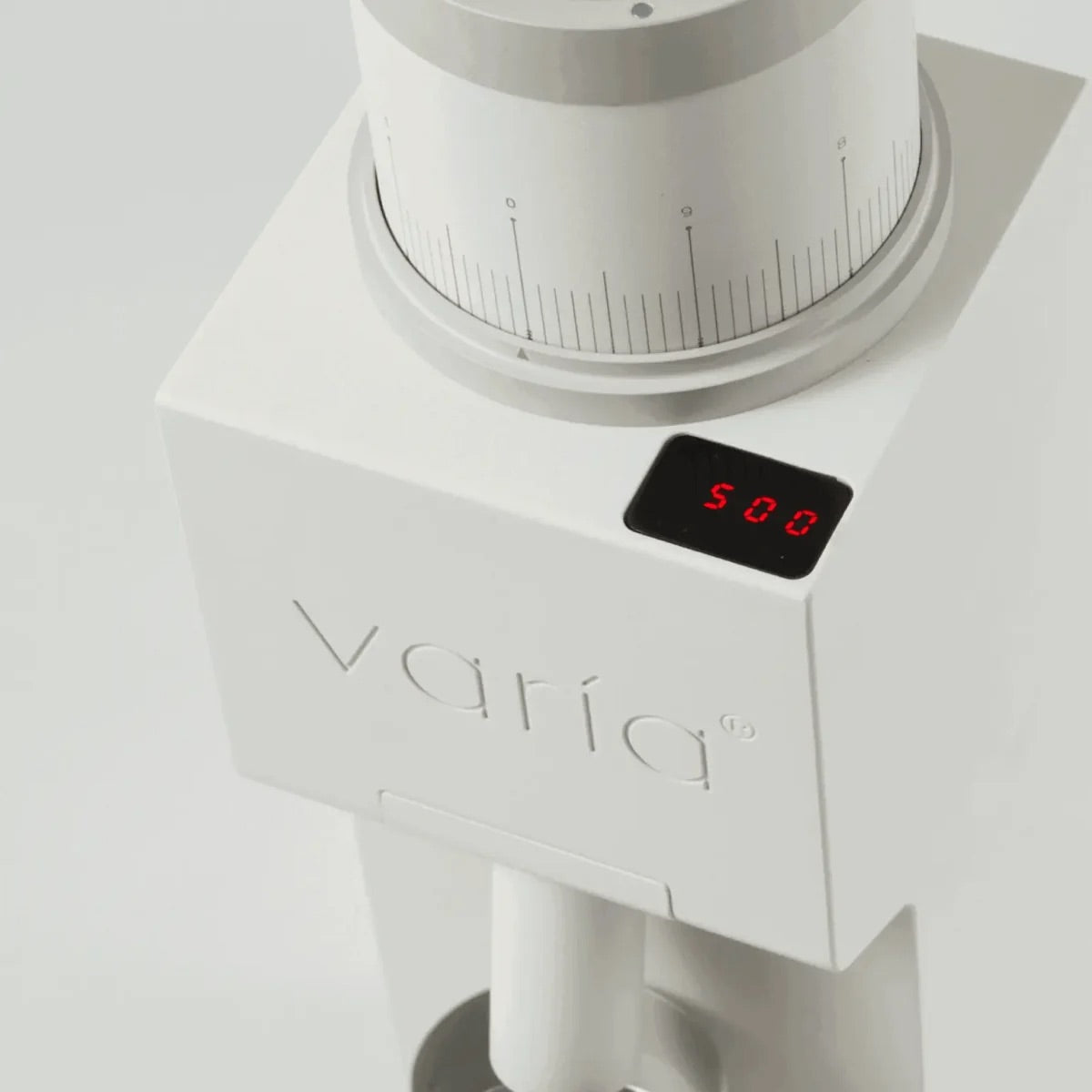 Varia VS6 Grinder elektrische Kaffeemühle White, LED-Drehzahlanzeige