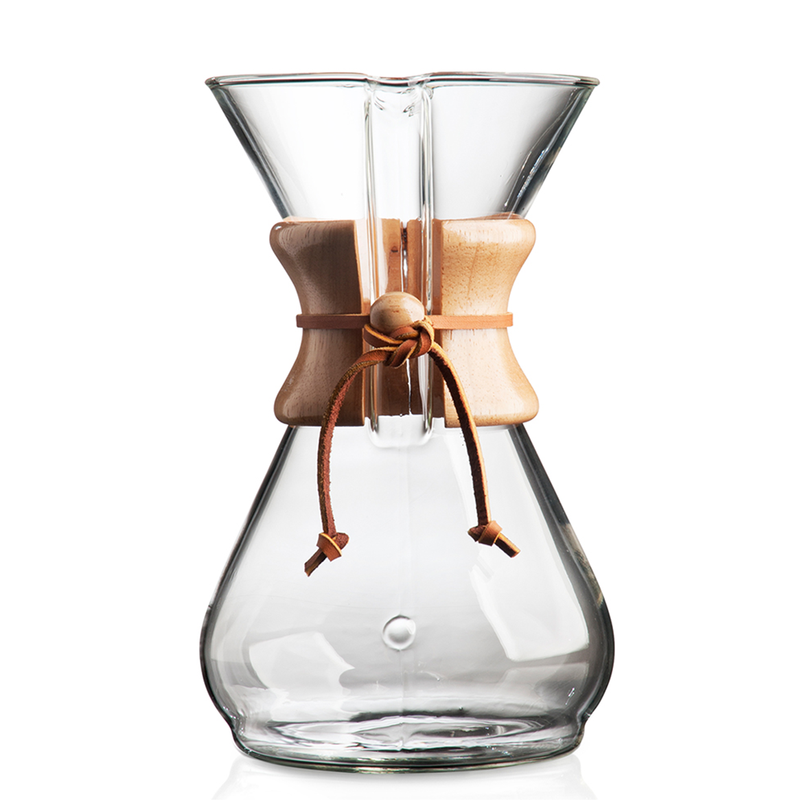 Chemex Kaffeekaraffe aus Glas für 8 Tassen