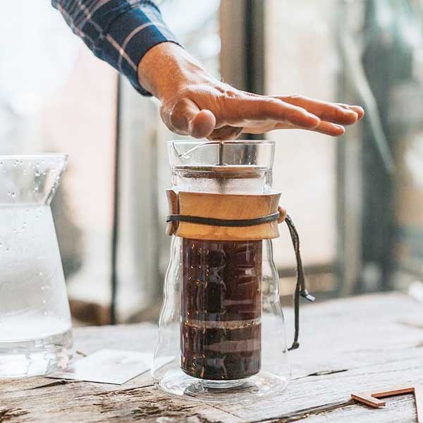 Kaffeezubereitung mit der Hario French Press