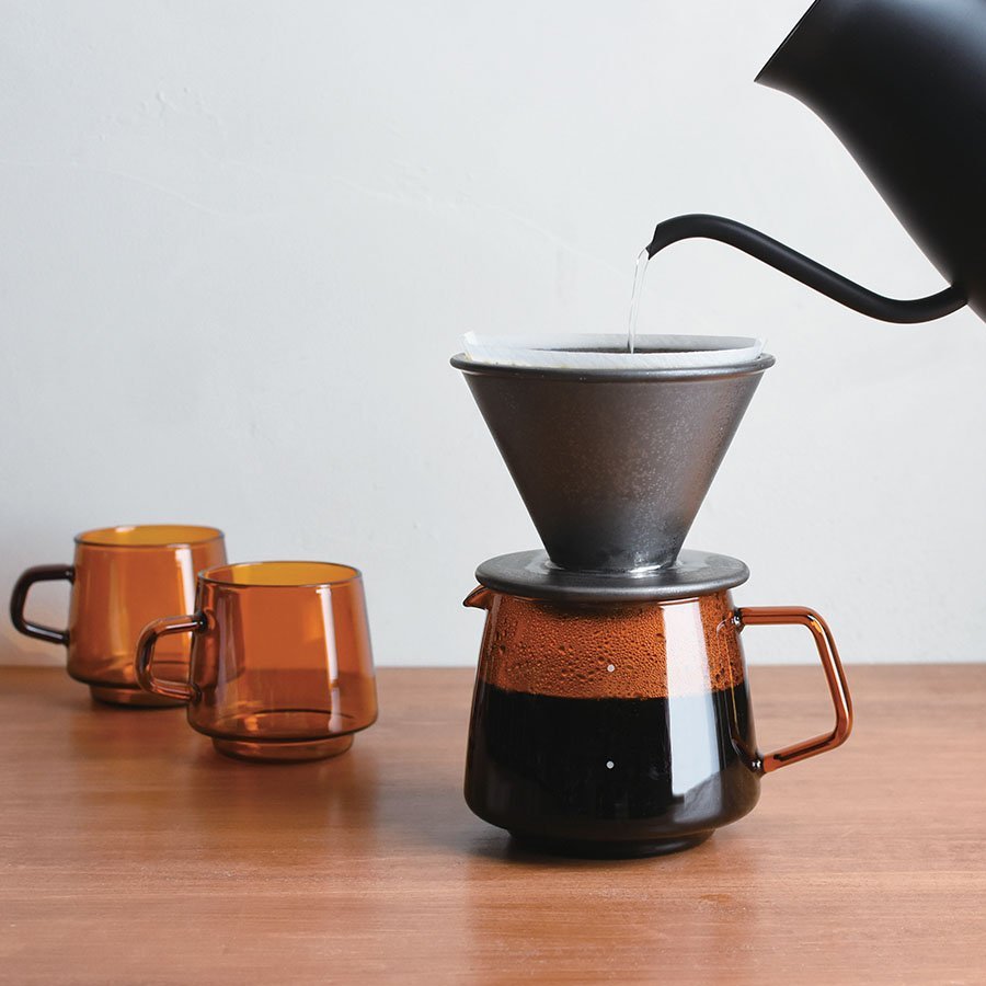 Kinto Sepia Jug Karaffe Amber 600 ml