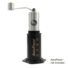 Kaffeemühle Grinder Small aus Edelstahl mit AeroPress